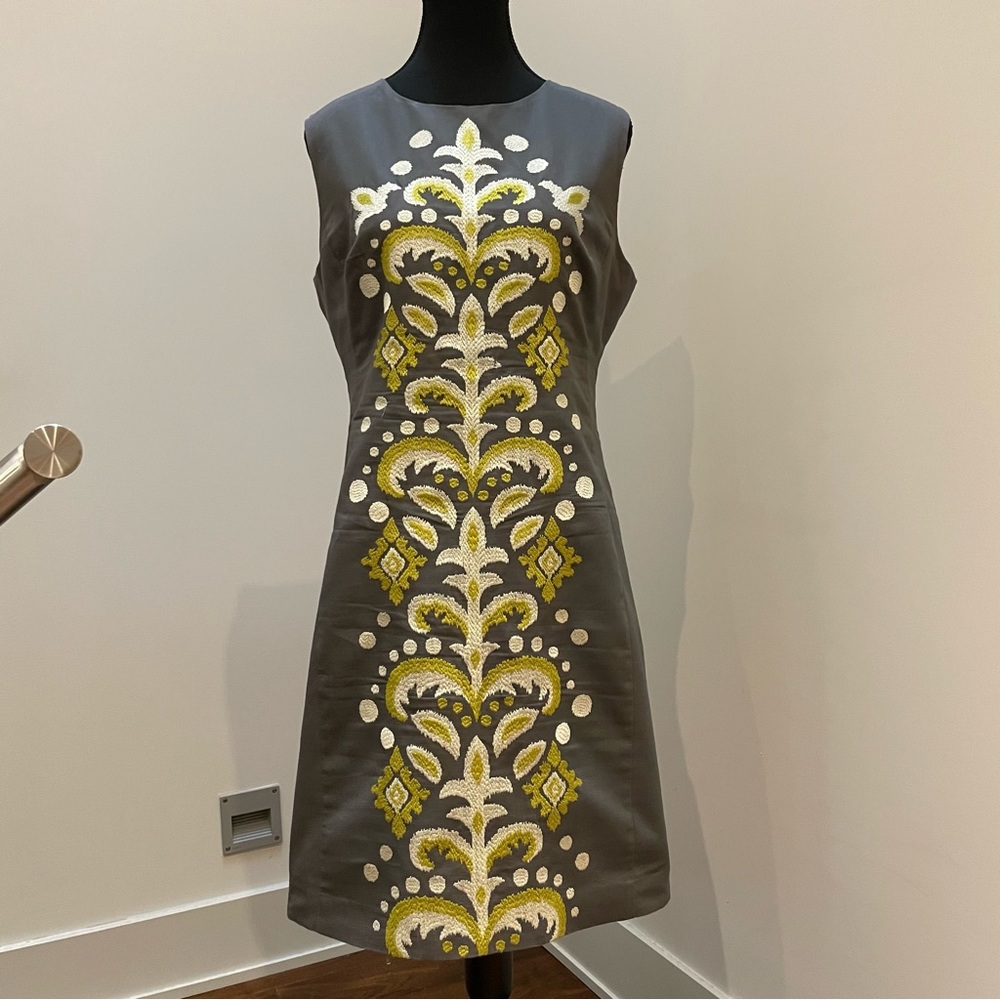 Anthropologie Tabitha embroidery dress size 10